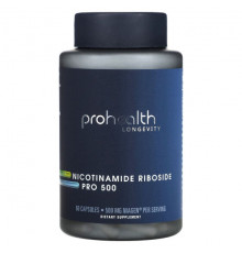 Витамины группы B ProHealth Longevity, Никотинамид рибозид про 500, 250 мг, 60 капсул