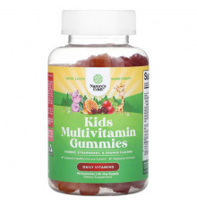 Детское здоровье Nature's Craft, мультивитамины для детей, со вкусом вишни, клубники и апельсина, 90 жевательных таблеток