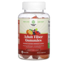 Natures Craft, Adult Fiber Gummies, Orange and Mixed Berries, 60 Gummies