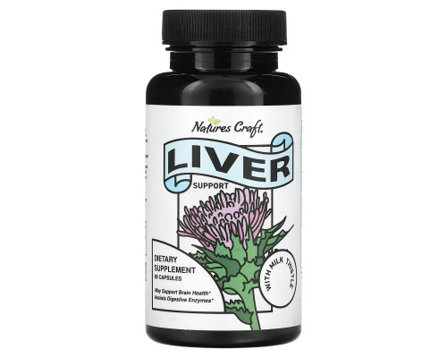 Natures Craft, Liver Support, 60 Capsules Natures Craft, Liver Support, 60 Capsules