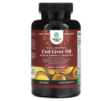 Natures Craft, Wild Icelandic Cod Liver Oil, 100 Softgels