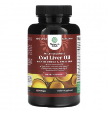 Natures Craft, Wild Icelandic Cod Liver Oil, 100 Softgels