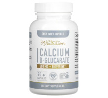 SMNutrition, Calcium D-Glucarate + BioPerine, 500 mg, 90 Capsules