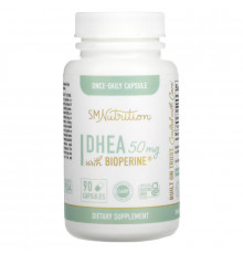 SMNutrition, DHEA with Bioperine , 50 mg , 90 Capsules