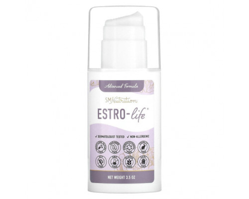 Женское здоровье SMNutrition, Estro-Life, улучшенная формула, 3,5 унции Женское здоровье SMNutrition, Estro-Life, улучшенная формула, 3,5 унции