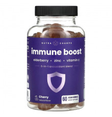 Антиоксиданты Immune Boost, Cherry, 60 Vegan Gummies