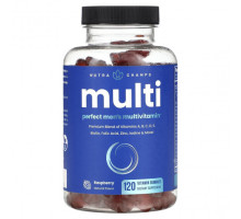 Мужское здоровье NutraChamps, Multi, идеальный мультивитамин для мужчин с малиной, 120 жевательных таблеток