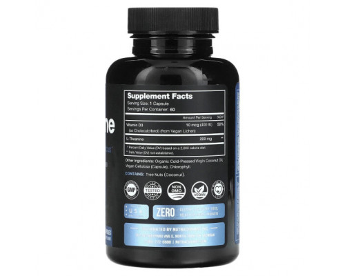Аминокислоты NutraChamps, L-теанин, 200 мг, 60 растительных капсул Аминокислоты NutraChamps, L-теанин, 200 мг, 60 растительных капсул