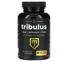 Мужское здоровье NutraChamps, Tribulus, Extra Strength, 666 мг, 90 растительных капсул