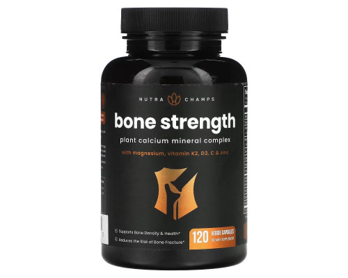 NutraChamps, Bone Strength, 120 Veggie Capsules NutraChamps, Bone Strength, 120 Veggie Capsules