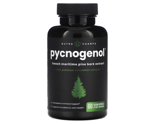 NutraChamps, Pycnogenol, 60 Vegan Capsules NutraChamps, Pycnogenol, 60 Vegan Capsules