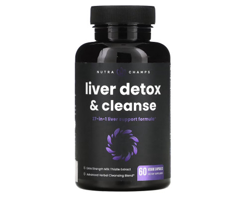 NutraChamps, Liver Detox & Cleanse, 60 Veggie Capsules NutraChamps, Liver Detox & Cleanse, 60 Veggie Capsules