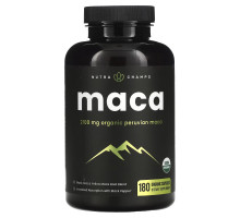 NutraChamps, Maca, 700 mg, 180 Organic Capsules