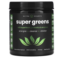 NutraChamps, Super Greens, Natural Berry, 9.1 oz (258 g)