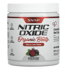 Овощи Snap Supplements, Оксид азота, органическая свекла, вишневый лайм, 250 г (8,8 унции)