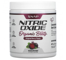 Овощи Snap Supplements, Оксид азота, органическая свекла, оригинальные ягоды, 250 г (8,8 унции)