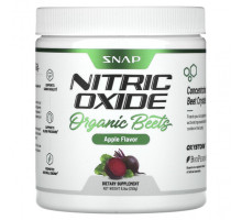 Овощи Snap Supplements, Оксид азота, органическая свекла, яблоко, 250 г (8,8 унции)