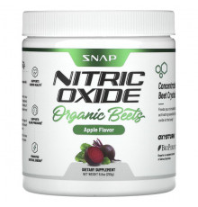 Овощи Snap Supplements, Оксид азота, органическая свекла, яблоко, 250 г (8,8 унции)