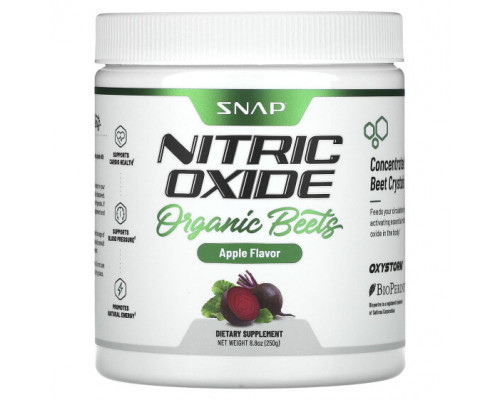 Овощи Snap Supplements, Оксид азота, органическая свекла, яблоко, 250 г (8,8 унции) Овощи Snap Supplements, Оксид азота, органическая свекла, яблоко, 250 г (8,8 унции)