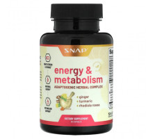 Растительные экстракты и настойки Snap Supplements, Энергия и метаболизм, 60 капсул