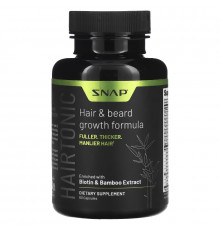 Snap Supplements, Hairtonic, Hair & Beard Growth Formula, 60 Capsules