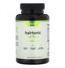 Для волос и ногтей Snap Supplements, Hairtonic для него, средство для роста волос и бороды, 90 капсул