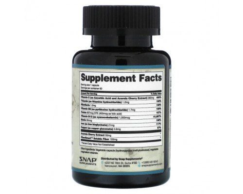 Железо Snap Supplements, Iron Builder, 60 капсул Железо Snap Supplements, Iron Builder, 60 капсул