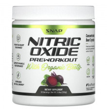 Овощи Snap Supplements, Оксид азота с органической свеклой перед тренировкой, 250 г (8,8 унции)