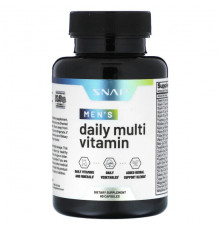 Мужское здоровье Snap Supplements, Мультивитамины для мужчин, 60 капсул