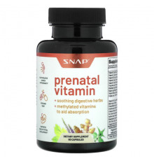 Женское здоровье Snap Supplements, Витамин для беременных, 60 капсул