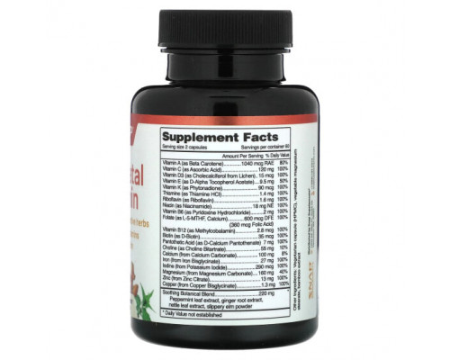 Женское здоровье Snap Supplements, Витамин для беременных, 60 капсул Женское здоровье Snap Supplements, Витамин для беременных, 60 капсул