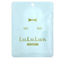 Lululun, Beauty Face Mask, Moist Blue 5F, 1 Sheet, 0.74 fl oz (22 ml)