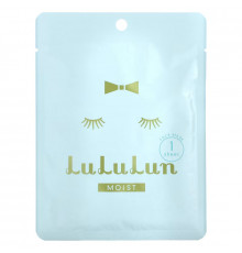 Lululun, Beauty Face Mask, Moist Blue 5F, 1 Sheet, 0.74 fl oz (22 ml)