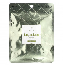 Lululun, Precious, косметическая тканевая маска для лица, белая`` 1 шт.
