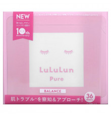 Lululun, Pure Balance, Beauty Sheet Mask, розовая 8FB, 36 шт., 520 мл (18 жидк. Унций)