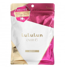 Lululun, Over 45 Beauty Sheet Mask, Moist Camellia Pink 045C 2KS, 7 Sheets, 3.82 fl oz (113 ml)