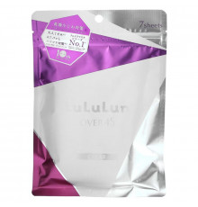 Lululun, Over 45 Beauty Sheet Mask, Iris Blue (Clear) 2KS, 7 шт., 113 мл (3,82 жидк. Унции)