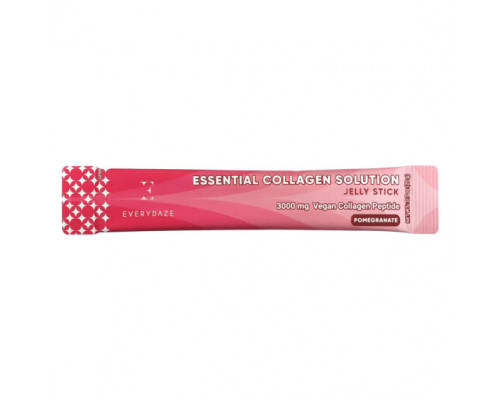 Для мышц и суставов Everydaze, Essential Collagen Solution, желе в стиках, гранат, 3000 мг, 10 стиков по 20 г (0,7 унции) Для мышц и суставов Everydaze, Essential Collagen Solution, желе в стиках, гранат, 3000 мг, 10 стиков по 20 г (0,7 унции)
