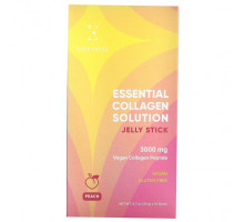 Для мышц и суставов Everydaze, Желе-стик Essential Collagen Solution, персик, 3000 мг, 10 стиков по 20 г (0,7 унции)