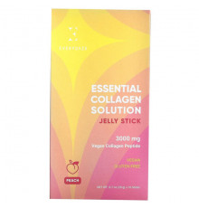 Для мышц и суставов Everydaze, Желе-стик Essential Collagen Solution, персик, 3000 мг, 10 стиков по 20 г (0,7 унции)
