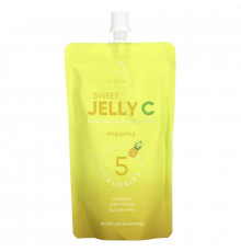 Everydaze, Sweet Jelly C, Plant Based Konjac Jelly Drink, Pineapple, 5.02 fl oz (150 ml)