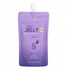 Everydaze, Sweet Jelly C, Plant Based Konjac Jelly Drink, Grape, 5.02 fl oz (150 ml)