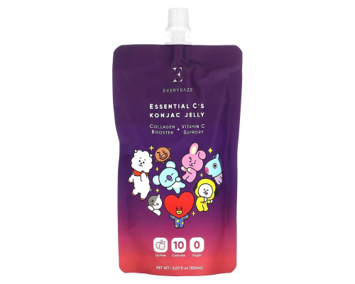 Everydaze, Essential C's Konjac Jelly, Lychee, 5.07 fl oz (150 ml) Everydaze, Essential C's Konjac Jelly, Lychee, 5.07 fl oz (150 ml)