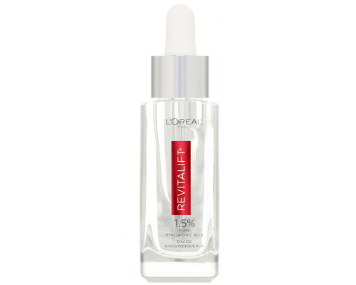 L'Oreal, Revitalift Derm Intensives, сыворотка с 1,5 % гиалуроновой кислотой, 30 мл L'Oreal, Revitalift Derm Intensives, сыворотка с 1,5 % гиалуроновой кислотой, 30 мл