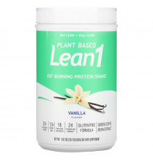 Lean1, Plant Based Fat Burning Protein Shake, Vanilla, 1.82 lbs (825 g)