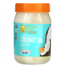BetterBody Foods, Naturally Refined Organic Coconut Oil, 15.5 fl oz (458 ml)
