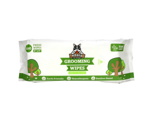 Pogi's Pet Supplies, Салфетки для ухода, листья зеленого чая, 100 свежих салфеток Pogi's Pet Supplies, Салфетки для ухода, листья зеленого чая, 100 свежих салфеток