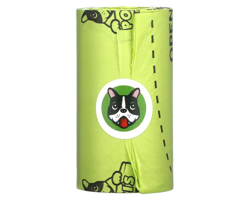 Pogi's Pet Supplies, Компостируемые пакеты из фекалий, 18 рулонов, 270 пакетов Pogi's Pet Supplies, Компостируемые пакеты из фекалий, 18 рулонов, 270 пакетов