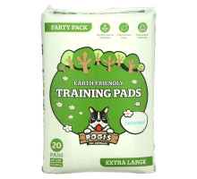Pogi's Pet Supplies, Earth Friendly Training Pads, очень большие, 20 прокладок