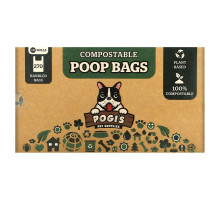 Pogi's Pet Supplies, Компостируемые пакеты из фекалий, 18 рулонов, 270 пакетов с ручками